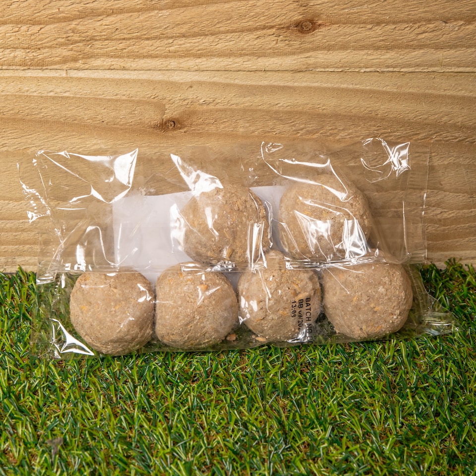 image 1 of Pack of 6 Bird Wildlife Nutritional Suet Fat Balls