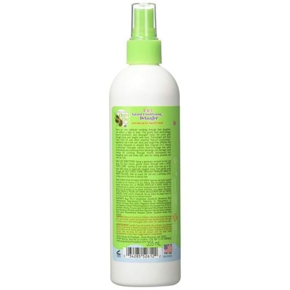 image 1 of Africa's Best Organic Kids 2-n-1 Conditioning Detangler 12oz