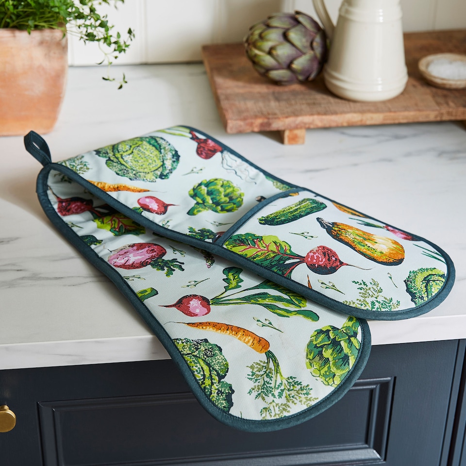 image 1 of Ulster Weavers Vegetable Medley Double Oven Glove Multi