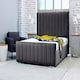 image 3 of Caira Plush Superking Bed Frame - Steel