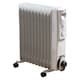 image 1 of 11-Fin Oil Filled Radiator 2500W Portable Electric Heater with Thermostat