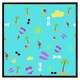 image 2 of Beach cartoons (Picture Frame) Grey | XS