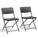 image 1 of VonHaus Set of Folding Rattan Effect Garden Chairs