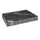 image 1 of Harbour Housewares Glass Placemats - Black Marble - 6pc - 40 x 30cm - Heat-Resistant Table Set Black