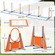 image 7 of PawHut Seven-Piece Dog Agility Equipment, Obstacle Training Course Kit