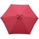 image 6 of Outsunny 2.8m Patio Umbrella Parasol Outdoor Table Umbrella 6 Ribs Wine Red