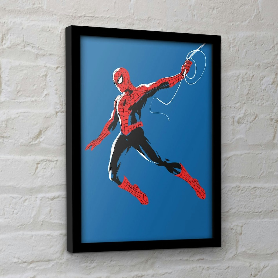 image 1 of Spider-Man (Web Line) Framed 30x40cm Print