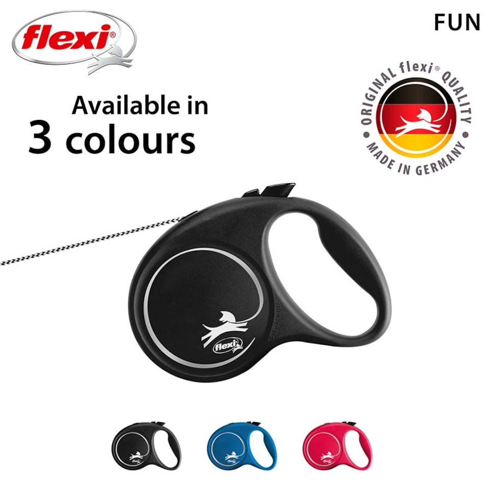 image 1 of Flexi Black Design Cord S Black 5m 1-12kg