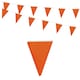 image 1 of Orange Colour Party Bunting 10m with 20 Pennants
