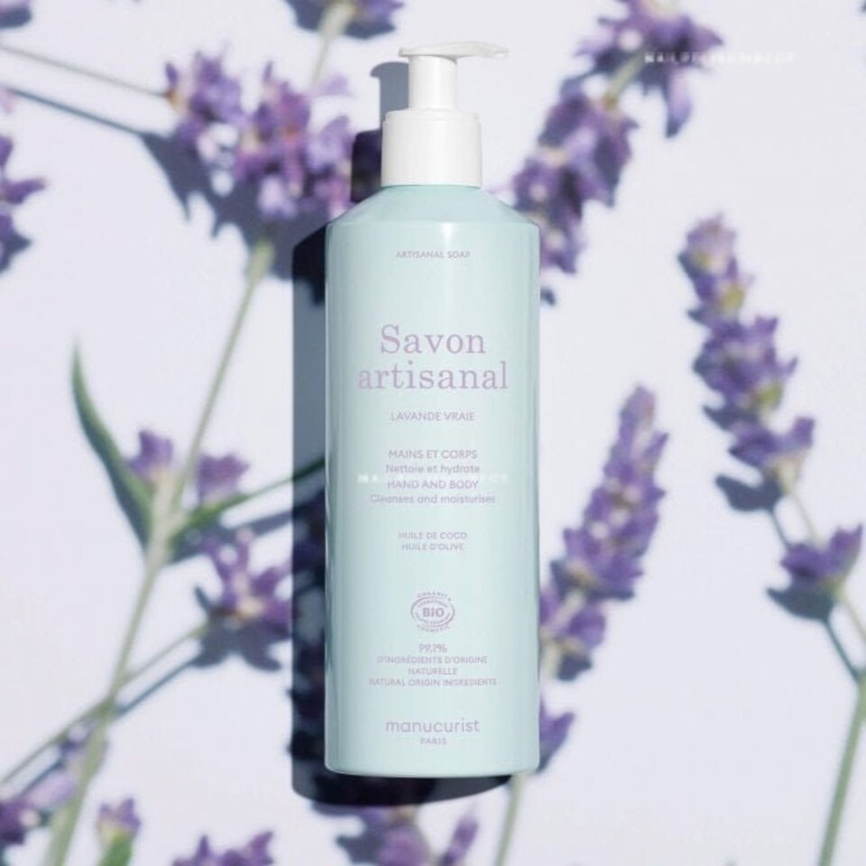 image 1 of Manucurist Moisturising Hand & Body Artisan Soap Lavande Vraie 500ml