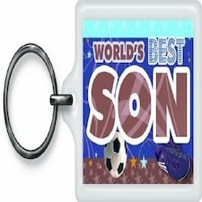 World's Best Son Sentimental Keyring - Birthday Christmas Gift