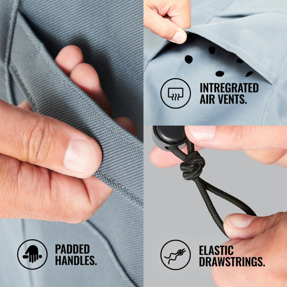 image 1 of Waterproof Adirondack Chair Cover (H90 x W70 x D88) | Grey