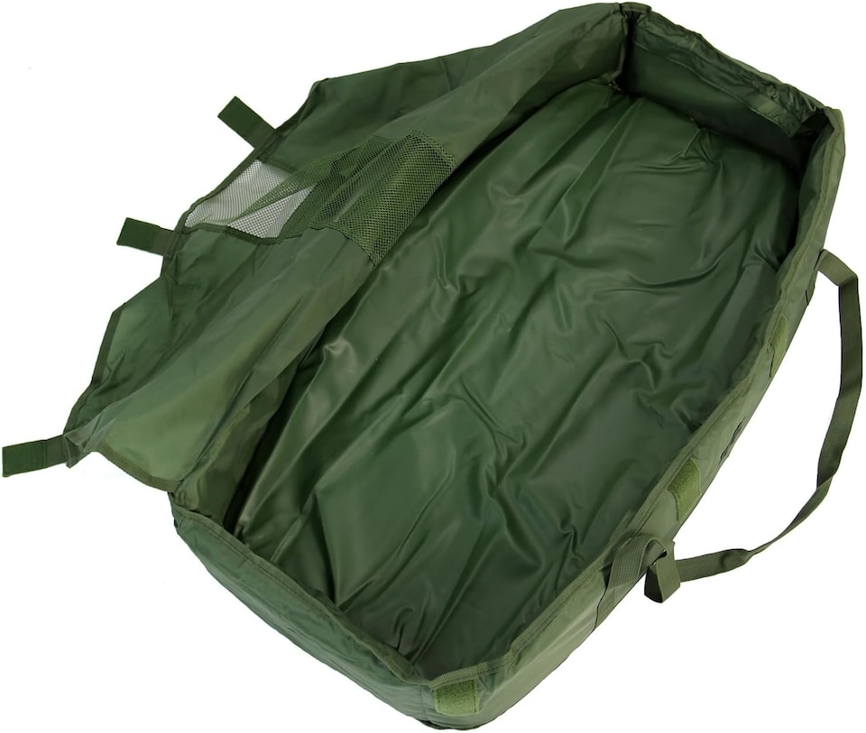 image 1 of Actiaspet Carp Fishing Cradle Unhooking Mat Sling Green Fish Protection Care Safe Tackle 85 x 50 x 15 cm