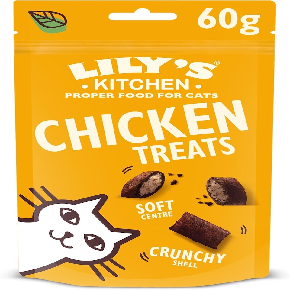 image 1 of Lily’s Kitchen Adult Cat Treats Packet The Ultimate Bribe with Chicken Grain-Free Recipe 10 x 60g
