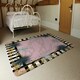 image 3 of Chains (Rug) Pink | Medium: 80x150cm