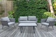 image 9 of Groundlevel 4 Piece Woven Grey Furniture Set