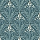 image 1 of Muriva Elegance Bellflowers Wallpaper - Green - 10m x 53cm Green