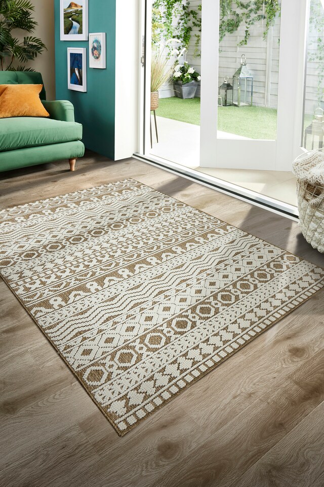 image 1 of Origins Rug Atlas Graphic Coffee 160X230 | Brown | 1
