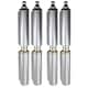 image 1 of 4pk Lift Off Bullet Hinge Weld On with Grease Nipple 16x120mm Heavy Duty Door Silver
