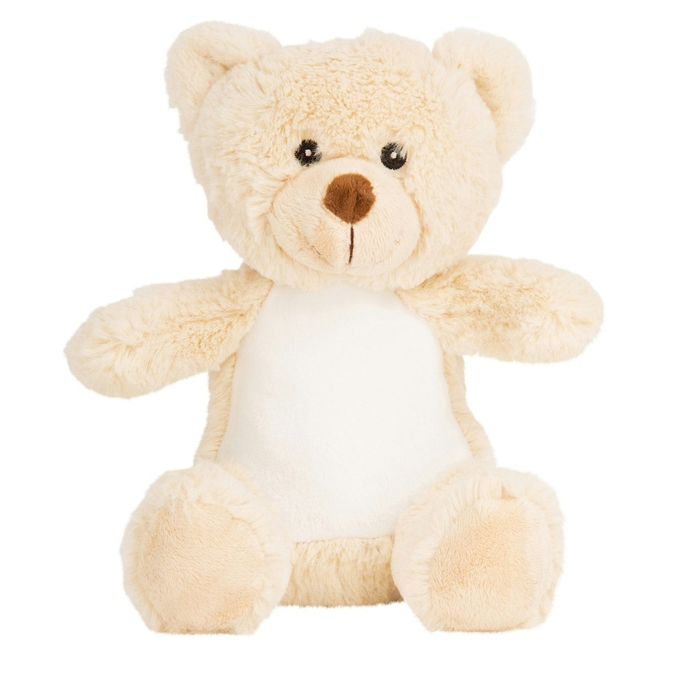 Mumbles Printme Mini Teddy Bear - Light Brown - M