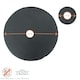 image 3 of Argon Tableware 12 Piece Round Slate Placemats & Coasters Set Grey