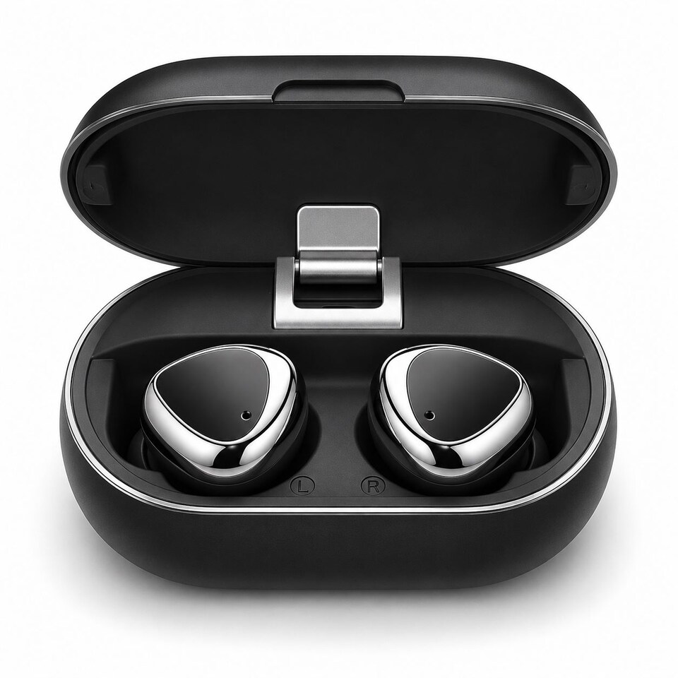 image 1 of Krane & Bauer Hurricane Wireless In-Ear Headphones, Black