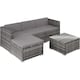 image 1 of Garden Furniture Set Lignano - modular sofa set for 3 to 4 people, coffee table | Grey | grey | 179 x 150 x 65 cm | 1