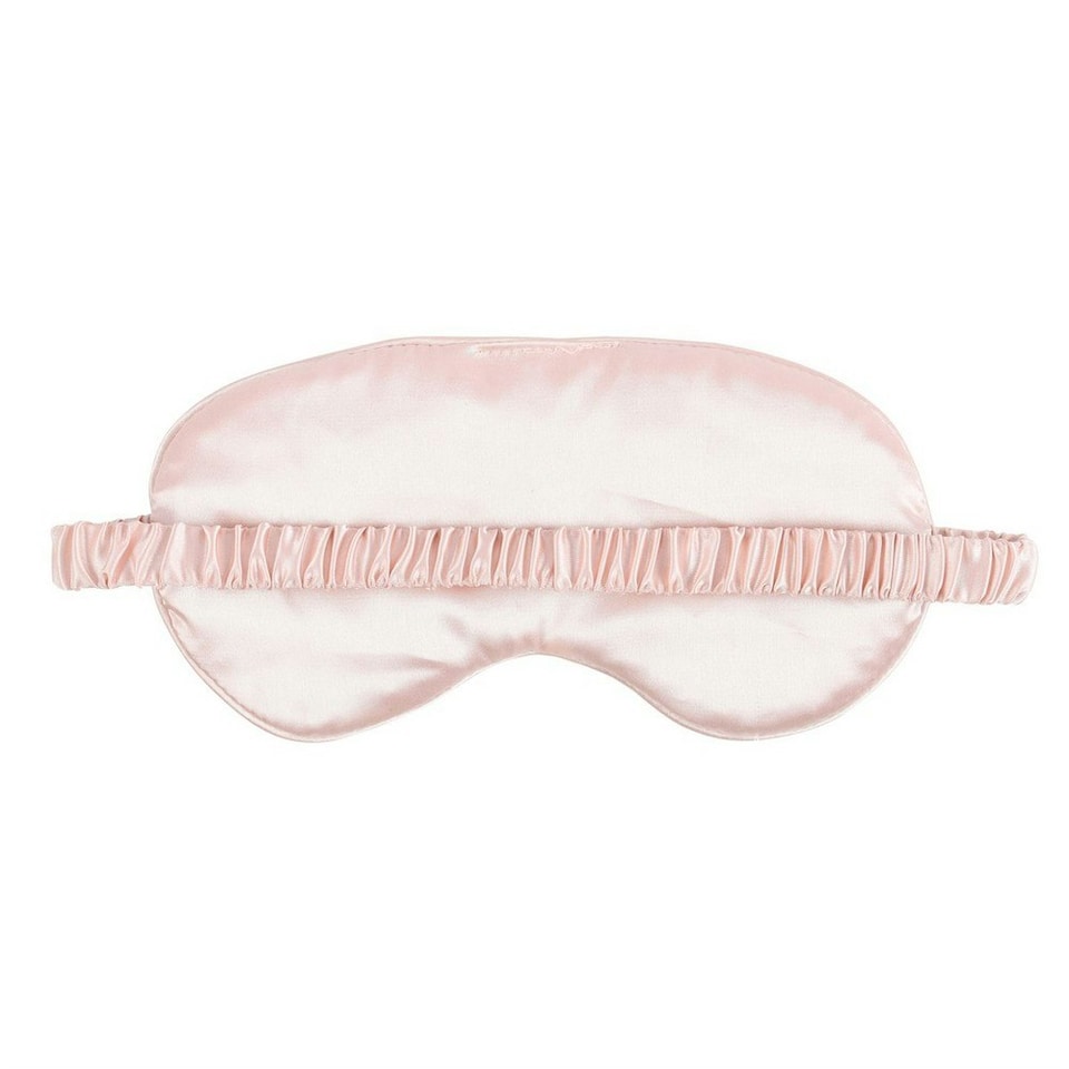 image 1 of Something Different Manifesting My Dreams Satin Sleep Mask - Pink/Gold - One Size