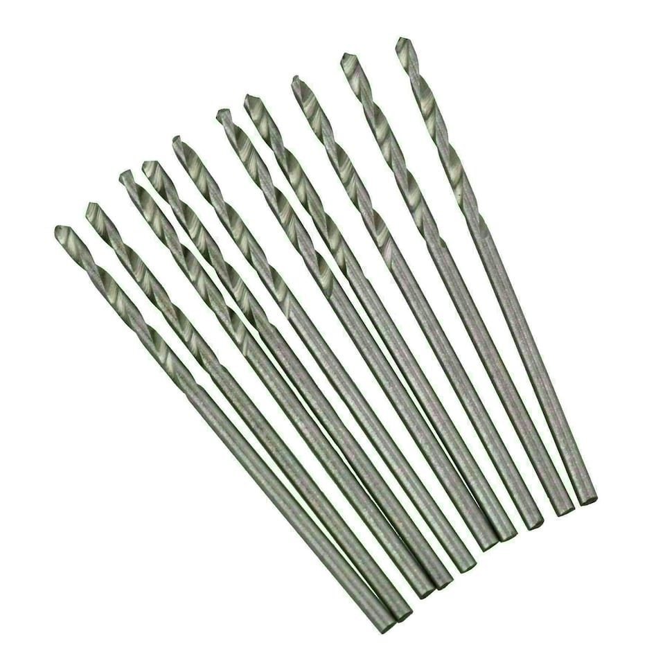 image 1 of HSS Twist Spiral Drill Bits 1.5mm Drills Series 10pk TE422