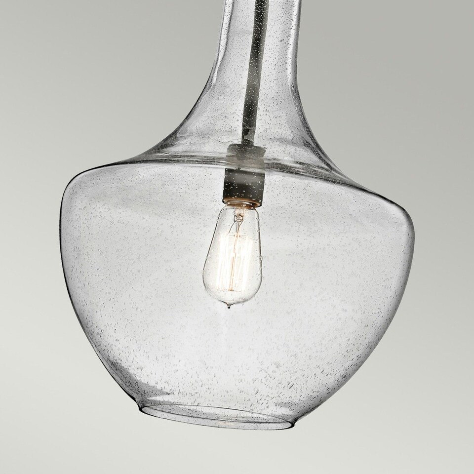 image 1 of Everly 1 Light Medium Dome Ceiling Pendant Light Bronze, E27