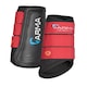 image 6 of Shires Arma Air Motion Brushing Boots Black | Colour: Black/Cherry
Size: Small Pony