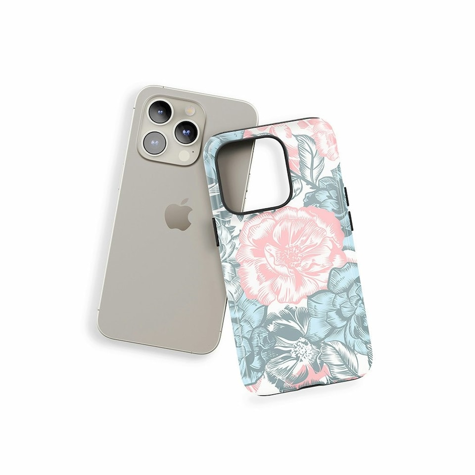 image 1 of Pastel Floral Phone Case | Pink | iPhone 14
Tough | iPhone 14
Tough