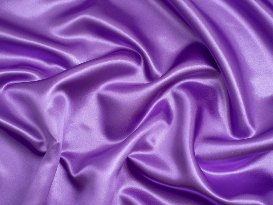 Minerva Core Range Purple Soft Polyester Satin Fabric for Dressmaking, 147cm / 57" Wide - per metre