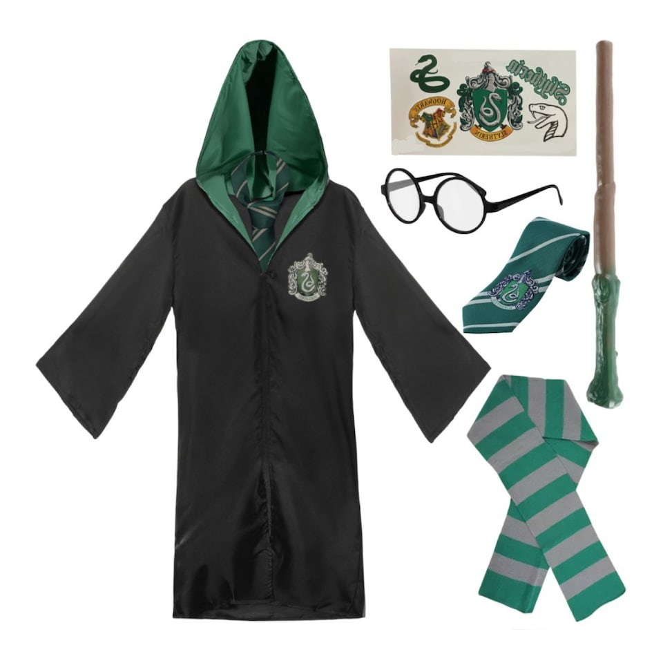 image 1 of Harry Potter Costume - Slytherin - 6 Pcs | Multi | S
