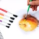 image 3 of Pack of 72 Six Assorted Size Plastic Handle Wool Oil Painting Brushes