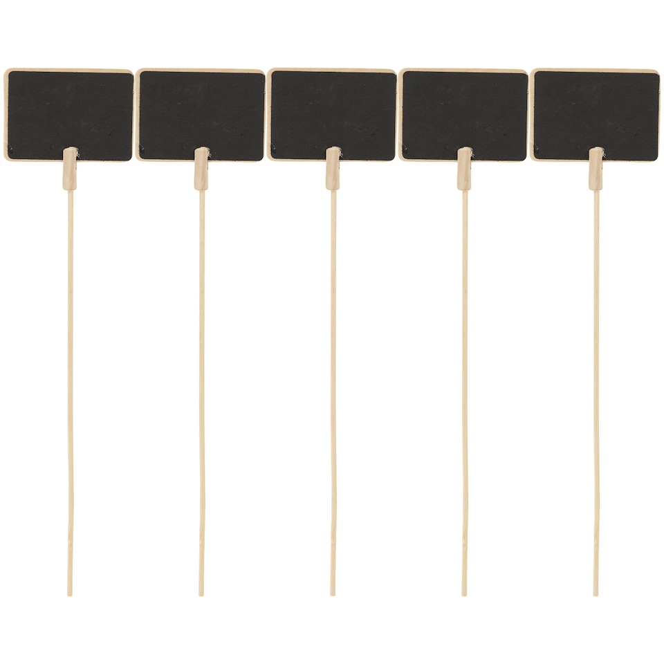 image 1 of Handheld Mini Blackboard & Chalk For Plant Pots | Multi | Set of 5 & Rectangle | 5