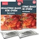 image 1 of 48pk Oven Roasting Bags with Ties | Ideal for Roastng Chicken, Turkey, Meat | Clear