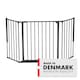 image 1 of BabyDan Olaf Wide Wall Mounted Safety Gate & Fire Guard 90 - 146Ccm Black