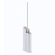 image 1 of COSMIC Silicone Toilet Brush, Floor or Self-Adhesive, White, Flat Collection