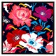 image 1 of Bright flowers on dark background (Picture Frame) Black | S