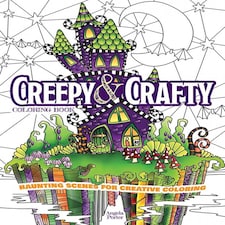 Creepy & Crafty Coloring Book by Angela Porter