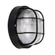 image 1 of ValueLights Pendle Matte Black Bulkhead Outdoor Wall Light & Bulb | Black