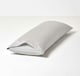 image 4 of Homescapes Silver Grey Egyptian Cotton Housewife Body Pillowcase 200 TC