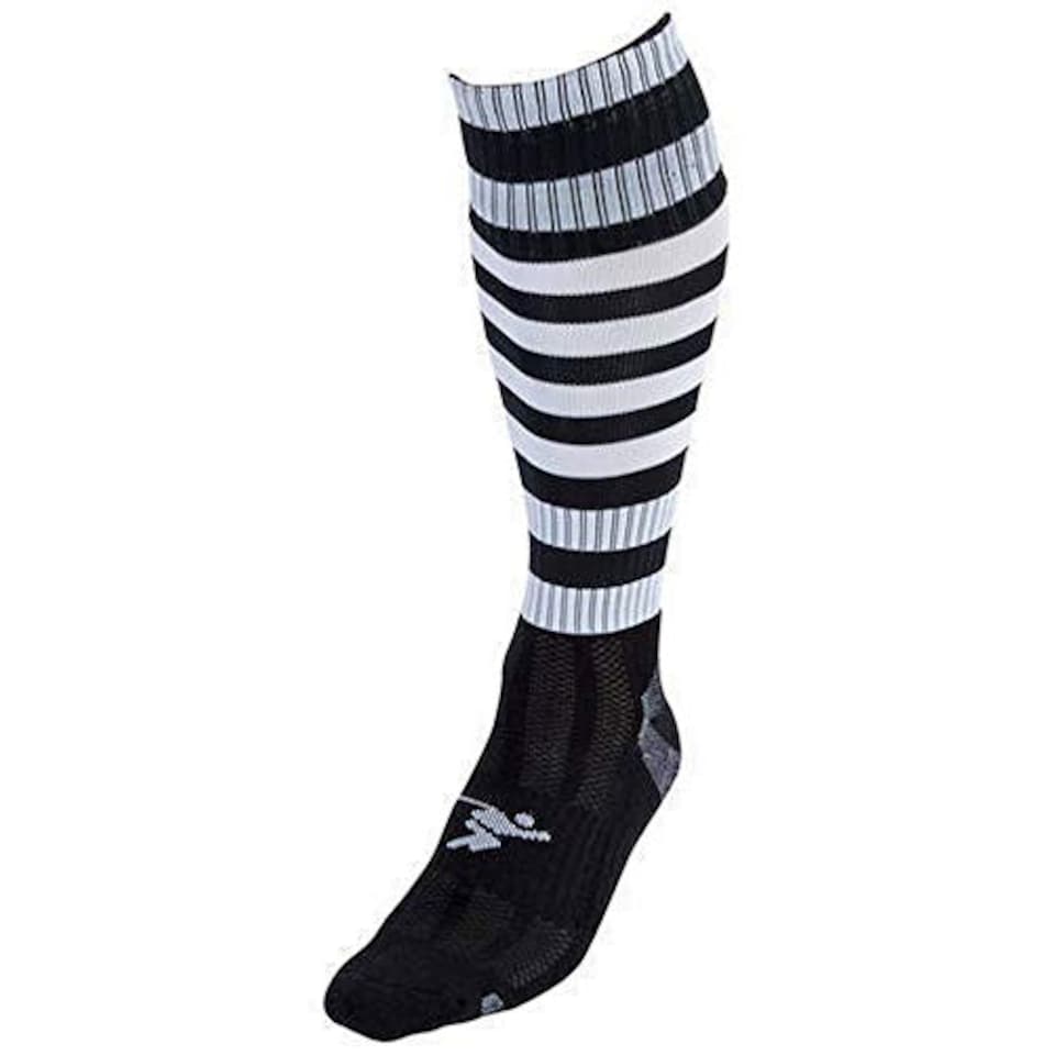 image 1 of Precision Hooped Pro Football Socks Adult Royal/Gold 44142