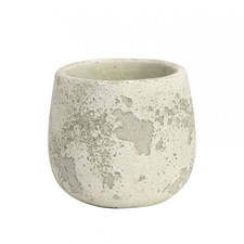Rustic Cement Aged Look Bowl Plant Pot  - 12cm