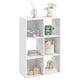 image 1 of HOMCOM 6-Cube Bookshelf, Display Shelving Unit for Home Office, White