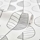 image 4 of Fika Leaf Wallpaper in Black and White Multi