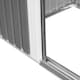 image 7 of Outsunny 8.5 x 6ft Metal Shed with Lightsky Panels, Garden Storage Tool House with Double Doors for Garden, Patio and Lawn, Grey