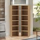 image 2 of 6 Tier Shelves Storage Unit Set Natural Brown Brown | One Size