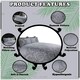 image 2 of VELVETIO Empire Damask Printed Duvet Cover Set Reversible Polycotton Beddings Grey | Double